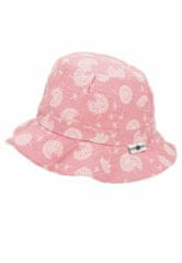 Sterntaler klobouček dívčí bio bavlna UV 50+ růžový, pampelišky 1422230, 49