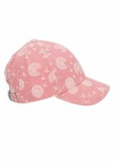 Sterntaler baseballka dívčí, BIO bavlna UV 50+ růžová, pampelišky 1422201, 49