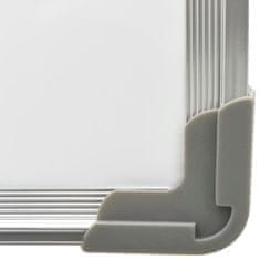 Vidaxl Bílá magnetická tabule stíratelná za sucha 60 x 40 cm ocel