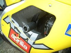 R&G racing R&G Racing padací chrániče (horní) pro motocykly APRILIA RSV Mille ('01-'03) / RSVR ('01-'03), čer