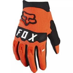 FOX rukavice DIRTPAW dětské fluo černo-oranžovo-bílé M