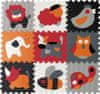 Baby Great Pěnové puzzle Zvířata šedá-červená SX (30x30)