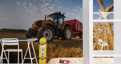 Muralo Fototapeta 3D Traktor krajinka pro mladé 270x180