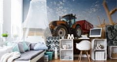 Muralo Fototapeta 3D Traktor krajinka pro mladé 360x240