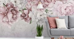 Muralo Fototapeta do obývacího pokoje PIVOŇKY květiny růže 180x120