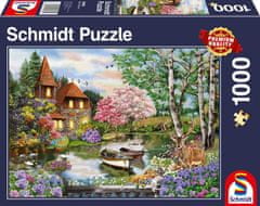 Schmidt Puzzle Dům u jezera 1000 dílků
