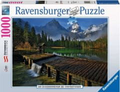 Ravensburger Puzzle Jezero Schiederweiher, Hinterstoder, Rakousko 1000 dílků