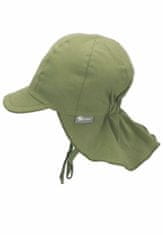 Sterntaler Čepice PURE kšilt, plachetka, zavazovací, UV 50+, zelená 1511410, 53