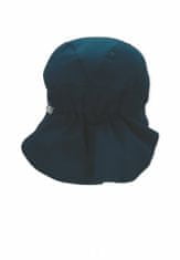 Sterntaler Čepice plátno uni UV 50+ jednobarevná s kšiltem a plachetkou tmavě modrá 1531430, 47