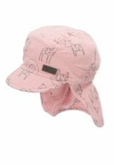 Sterntaler čepice s kšiltem a plachetkou dívčí bio bavlna UV 15+ SAFARI růžová 1512230, 47