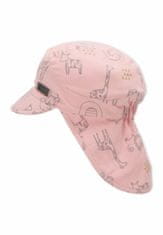 Sterntaler čepice s kšiltem a plachetkou dívčí bio bavlna UV 15+ SAFARI růžová 1512230, 47