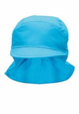 Sterntaler Čepice plátno uni UV 50+ jednobarevná s kšiltem a plachetkou modrá 1531430/399, 53