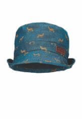 Sterntaler klobouk bio bavlna UV 50+ džínově modrý, zebry 1622251, 49