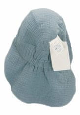 Sterntaler čepička chlapecká, Bio bavlna, s plachetkou UV 50+ modrá 1522230, 47