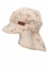 Sterntaler čepice s kšiltem a plachetkou UNI bio bavlna UV 50+ SAFARI krémová 1612244, 47