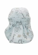 Sterntaler čepice s kšiltem a plachetkou UNI modrošedá UV 50+ safari 1612243, 47