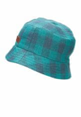 Sterntaler klobouk lněný UV 50+ zelenomodré kostky 1622250, 51