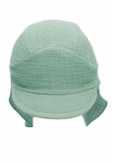 Sterntaler čepička chlapecká, Bio bavlna, s plachetkou UV 50+ zelená 1522230, 47