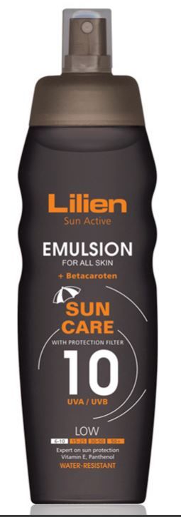 Lilien Sun Emulsion SPF 10