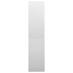 shumee Kancelářská skříň posuvné dveře světle šedá 90x40x180 cm ocel