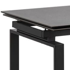 Design Scandinavia Jídelní stůl Hudde, 160-240 cm, černá