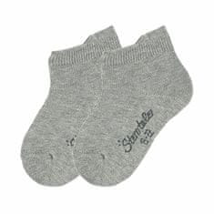 Sterntaler Ponožky kotníčkové PURE šedé 2 páry 8511610, 18
