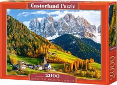 Castorland Puzzle Kostel svaté Magdaleny, Dolomity 2000 dílků