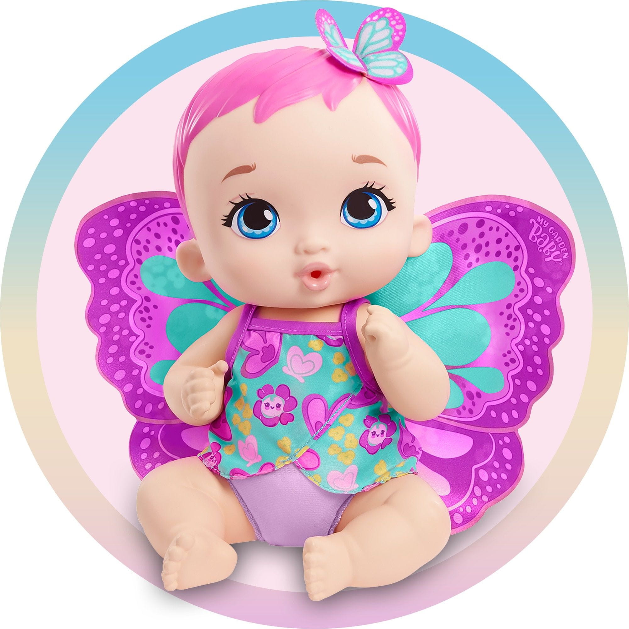 Baby Miminko - purpurový motýlek