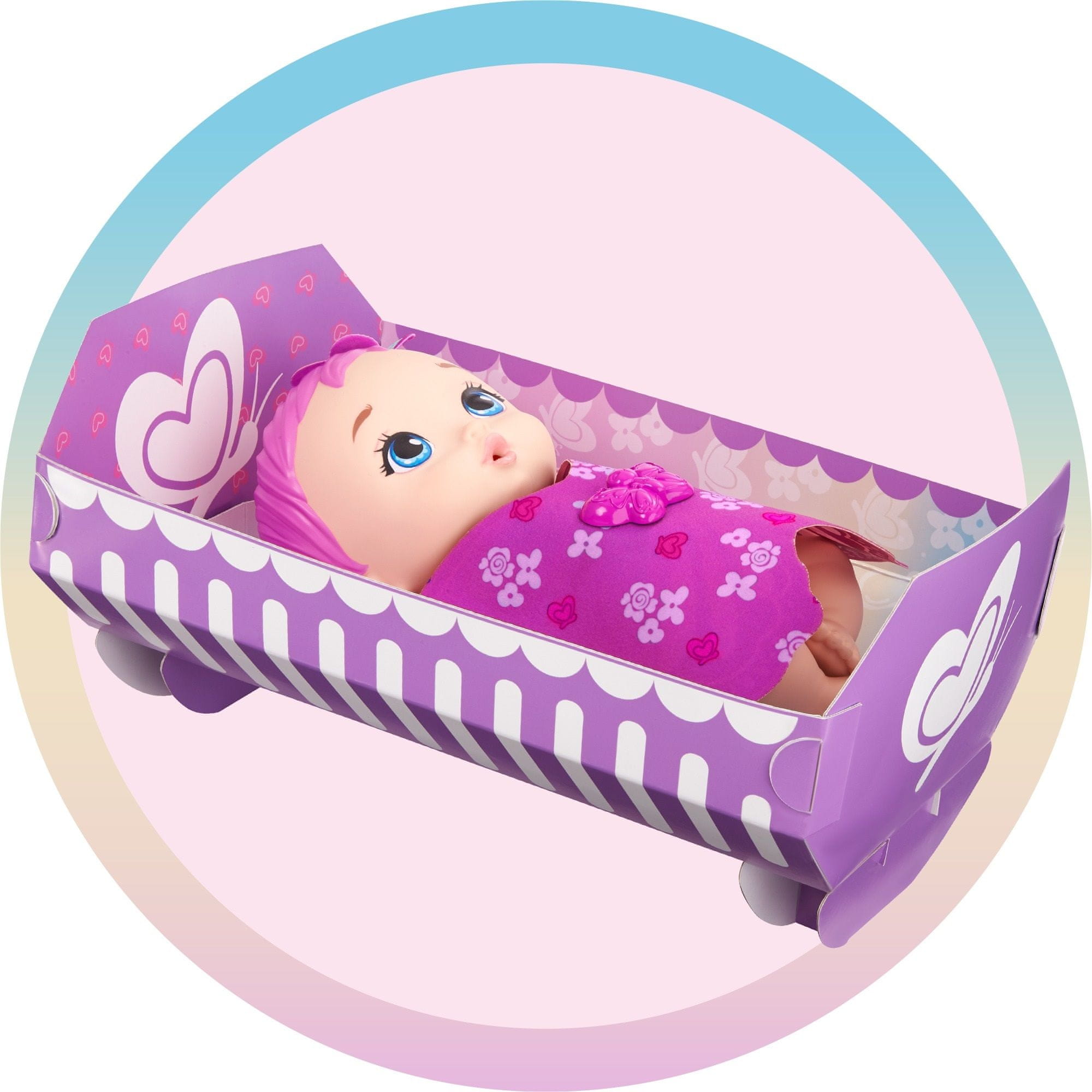 Baby Miminko - purpurový motýlek