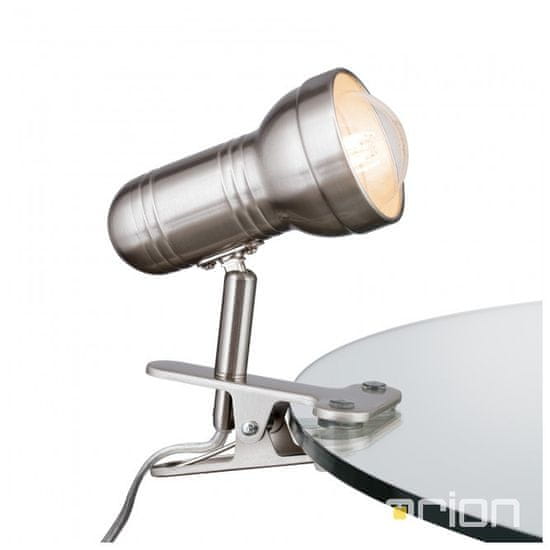 Orion Str10-411-S Klipová stolní lampa WILHELM satin
