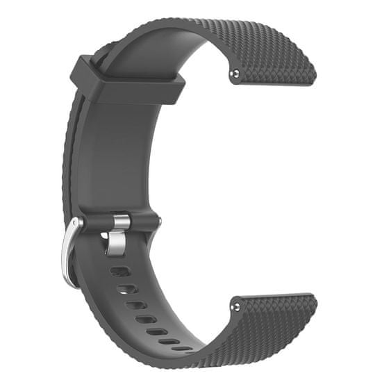 BStrap Silicone Land řemínek na Samsung Galaxy Watch 3 41mm, dark gray