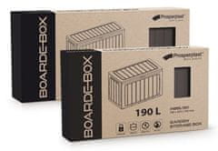 Prosperplast Zahradní box BOARDEBOX 280 l - tmavě hnědá 116 cm PRMBBL280-440U