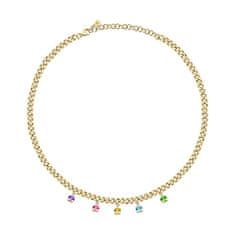 Morellato Luxusní pozlacený náhrdelník s krystaly Poetica SAUZ01