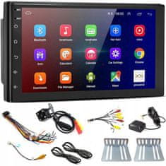 Multimediální přehrávač do auta, AUTORÁDIO 2 din 7palcové Android 13.0, GPS navigací, WIFI, USB, Bluetooth, + zadní kamera