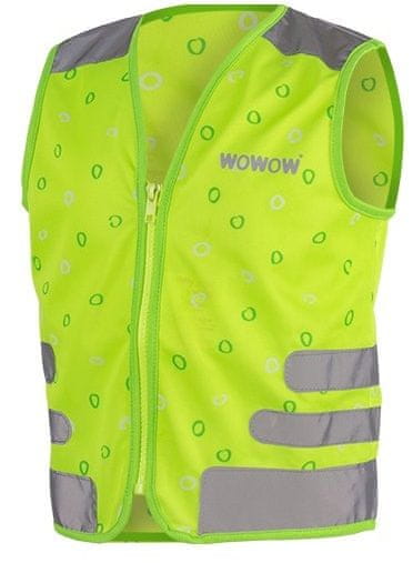 wowow dětská reflexní vesta Nutty Jacket Green zelená XS