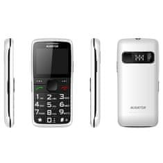 Aligator Mobilní telefon A675 Senior - bílý