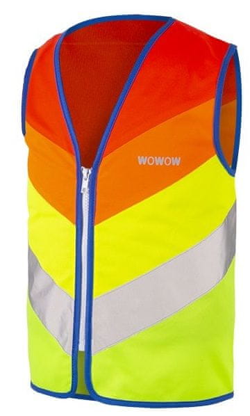 wowow dětská reflexní vesta Rainbow Jacket vícebarevná XS