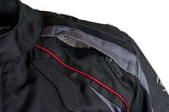 MBW Pánská třívrstvá textilní bunda MBW NEO - červeno černá - 48