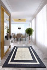Conceptum Hypnose Kusový koberec Black Frame, Vícebarevná Rozměr koberce: 160 x 230 cm