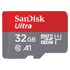 SanDisk Paměťová karta SanDisk Ultra microSDHC 32GB 120MB/s A1 Class 10 UHS-I, s adaptérem