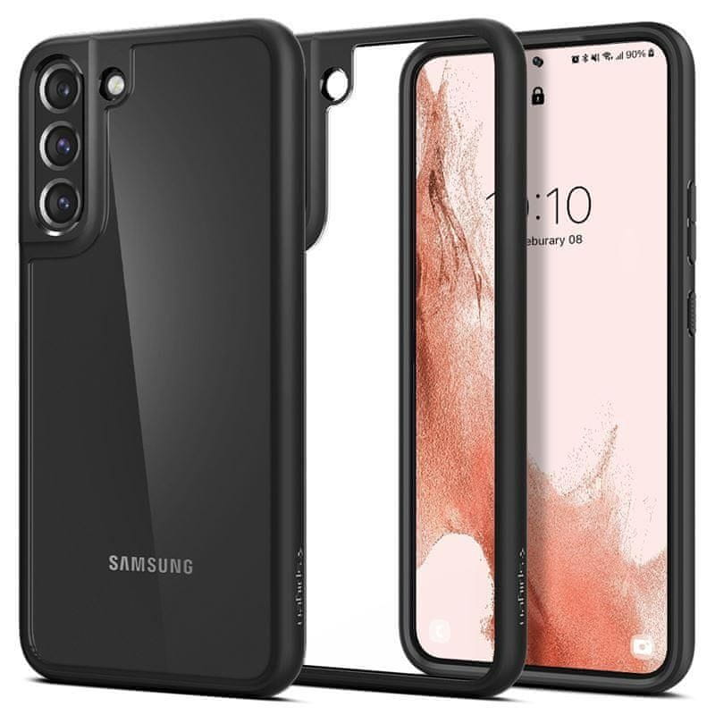 Spigen Ochranný kryt Ultra Hybrid pro Samsung Galaxy S22 ACS03989, matně černý