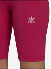 Adidas Tmavě růžové dámské sportovní kraťasy adidas Originals S