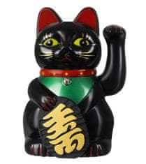 INTEREST čínská kočka - černá - chrání před nebezpečím.