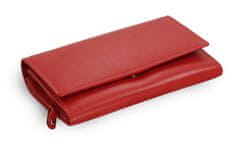 Arwel Červená dámská kožená psaníčková peněženka Imogen