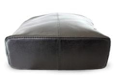 Arwel Černý kožený moderní batoh Poppy