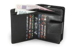 Arwel Černá dámská kožená peněženka Makenzie