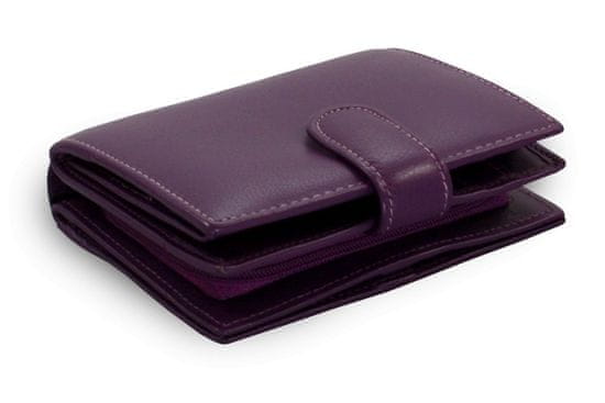 Arwel Fialová dámská kožená peněženka Kendall