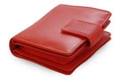 Arwel Červená dámská kožená peněženka Makenzie