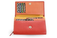 Arwel Červená dámská kožená peněženka Chloen