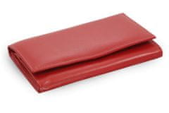 Arwel Červená dámská kožená psaníčková peněženka Elizbeth